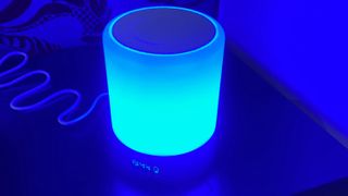 Beurer Wake Up Light WL50 emitting blue light