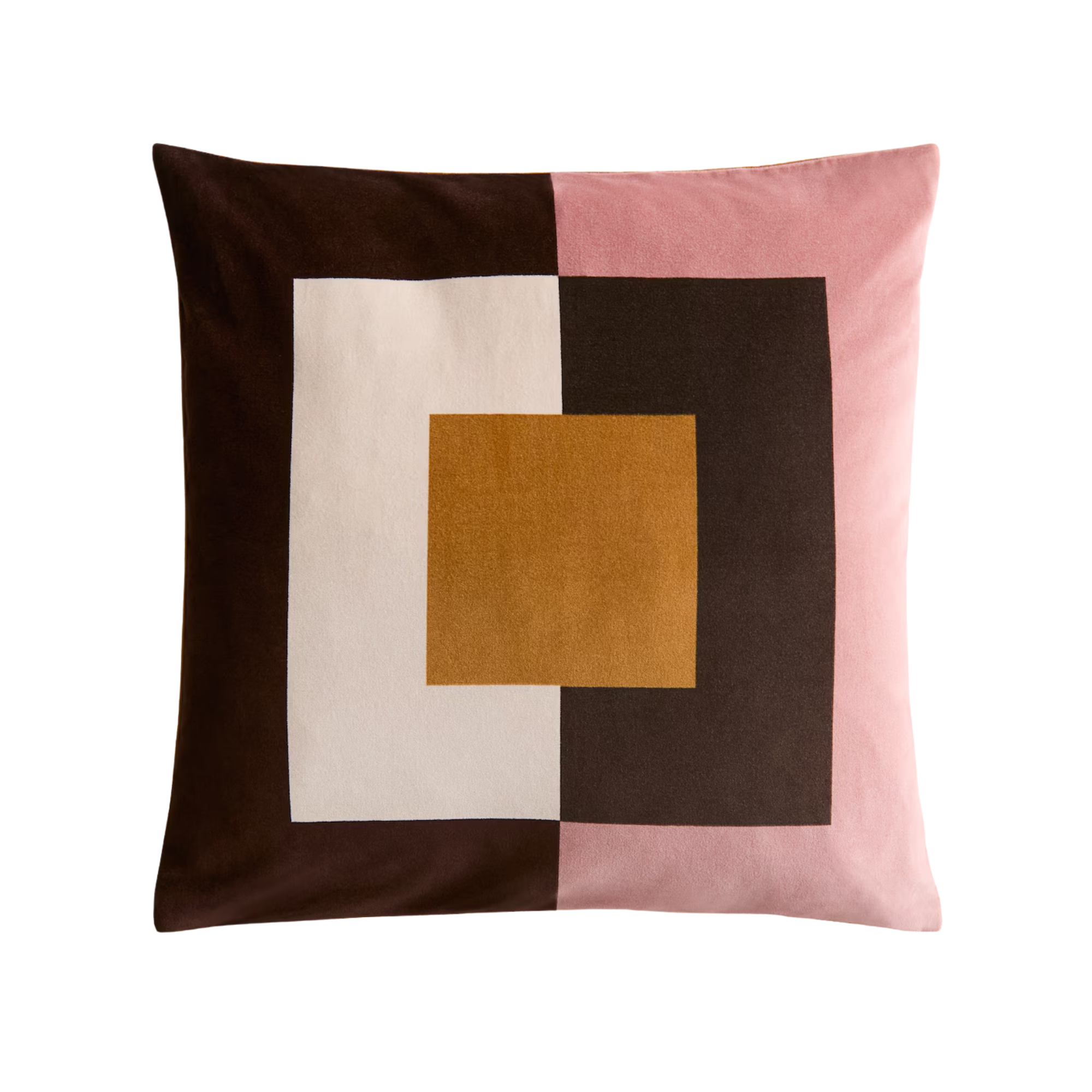 colorful pillow with a geometric design