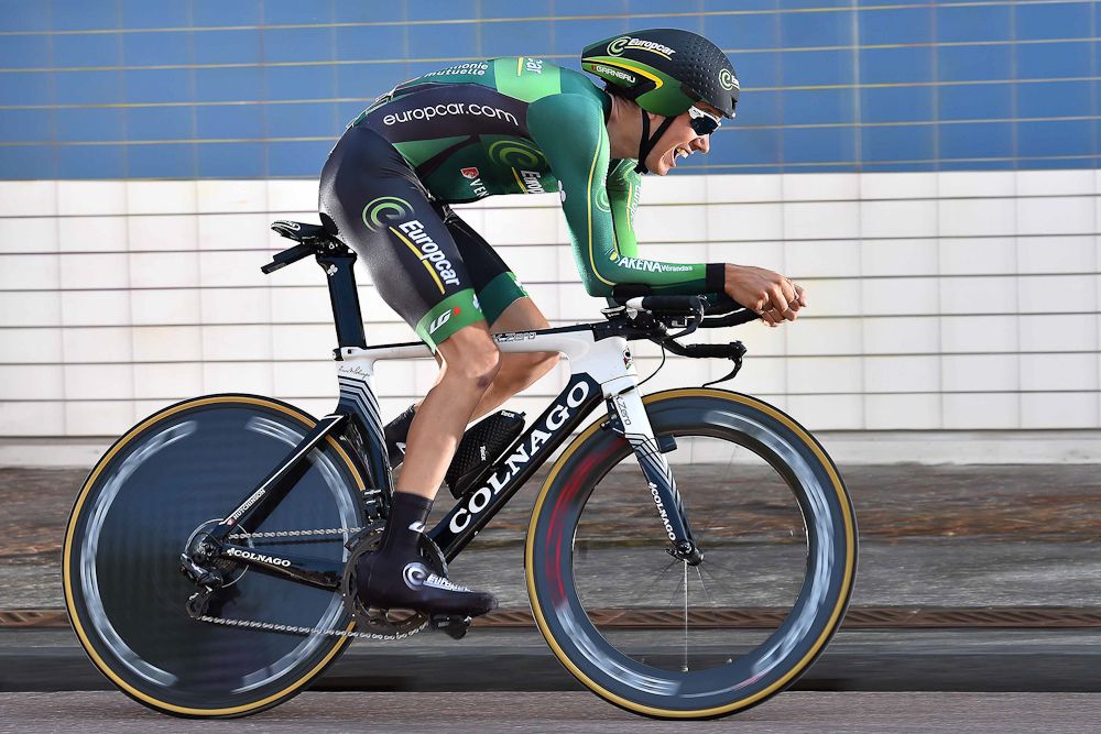 Europcar rider on course.