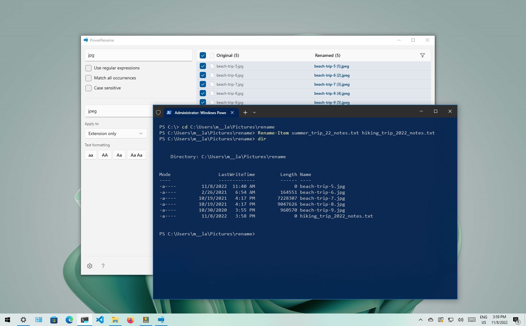 Powershell rename. Bunsenlabs Linux. Wsl2. WSL 2 Windows 11 gui. Remote – WSL.