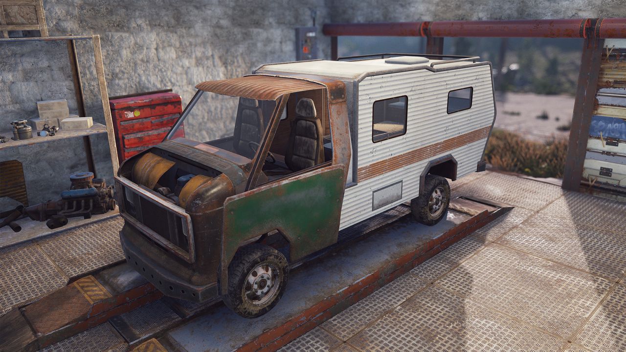 Rust Camper Van