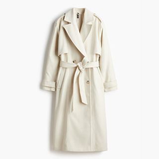 White trench coat from H&M