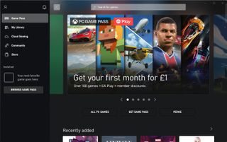 New Game Pass Xbox App