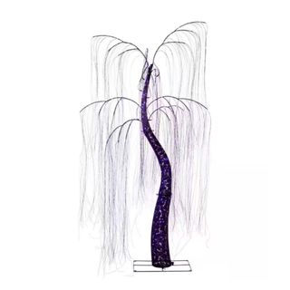 A purple LED tree with long branches