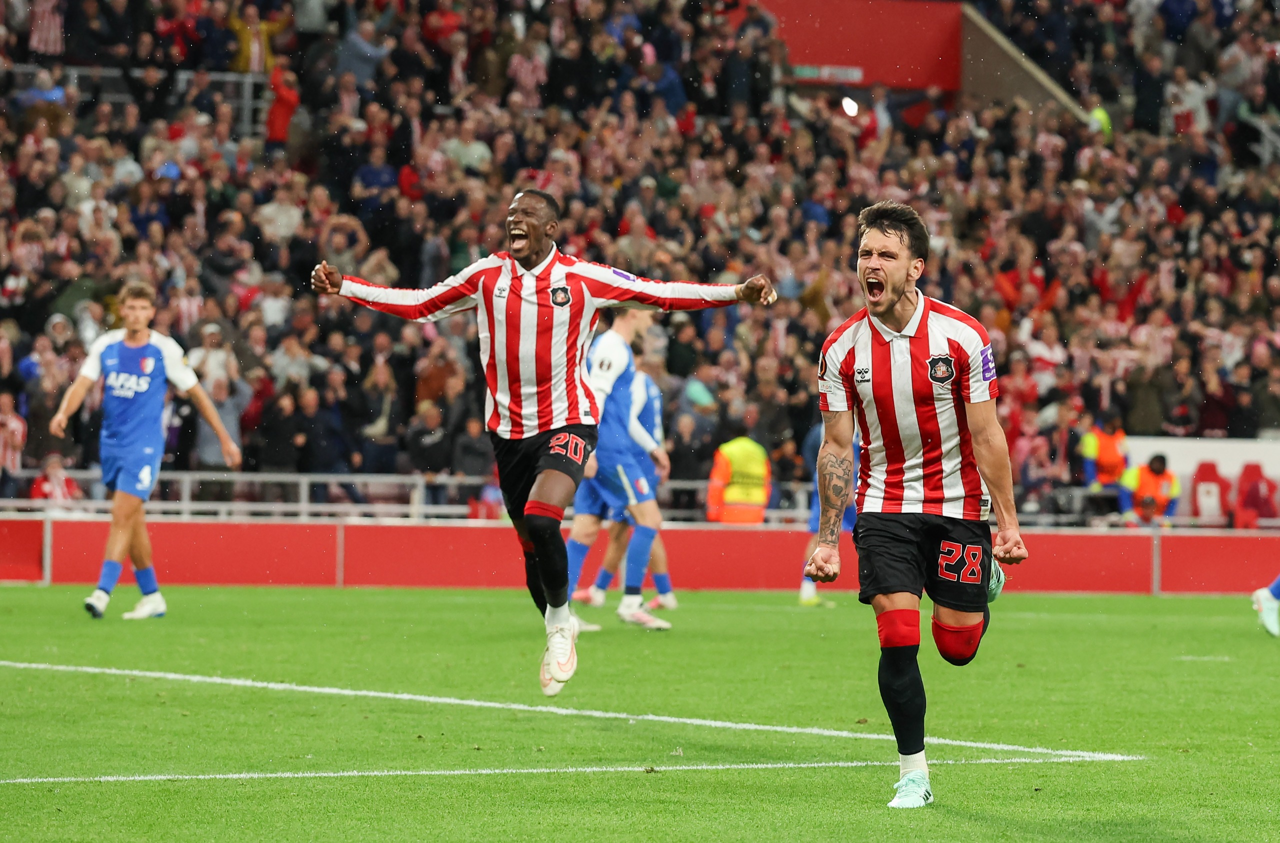 Sunderland's Enzo Le Fee celebrates