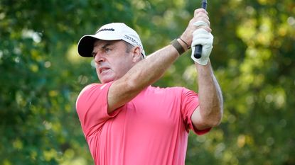 Paul McGinley hits a golf shot
