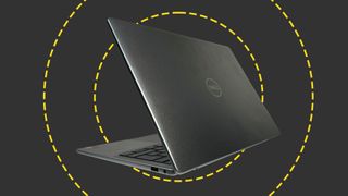 The Dell Latitude 7455 on the ITPro background