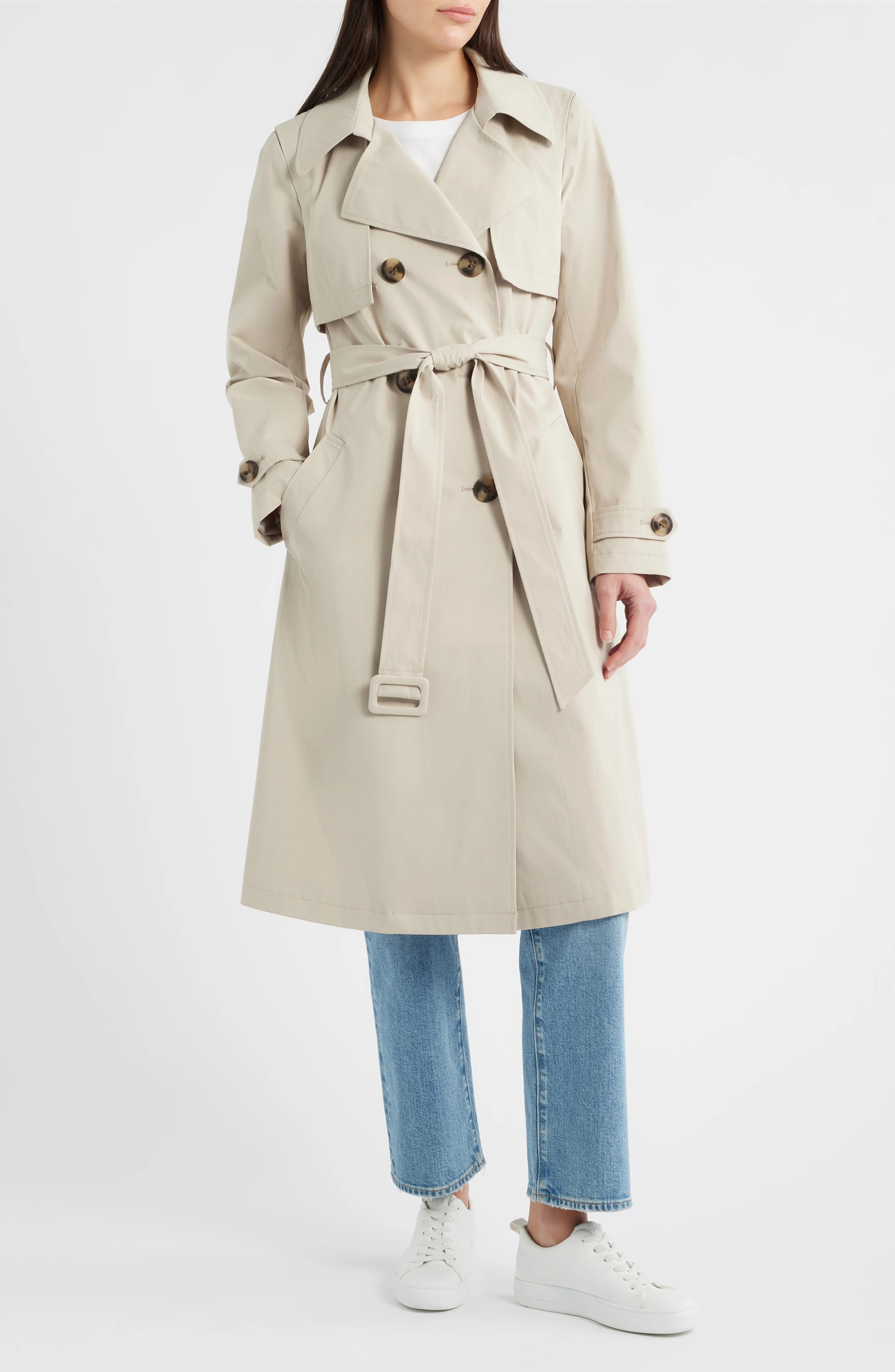 Sam Edelman, Double Breasted Trench Coat (Was $200)
