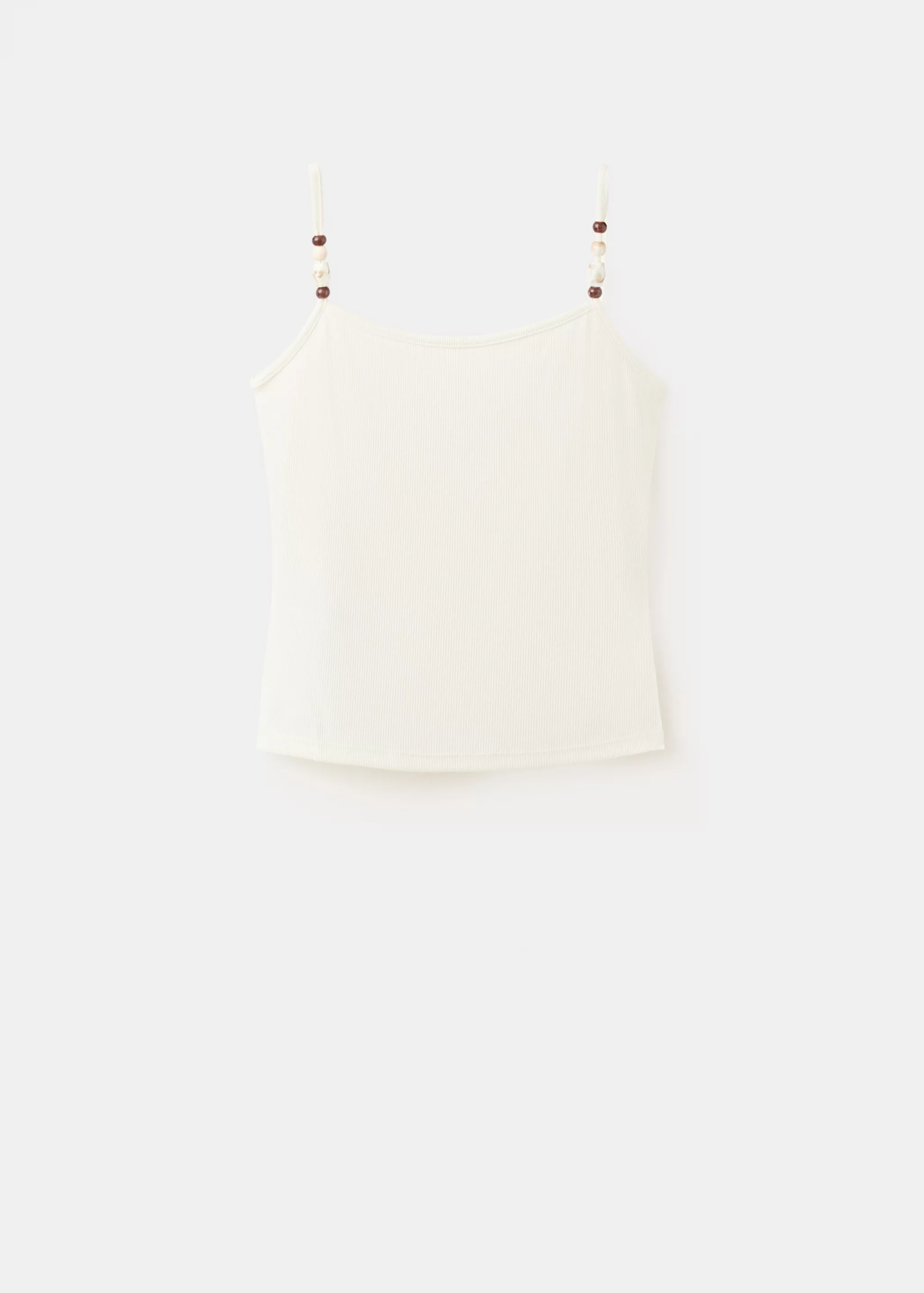 Top With Thin Straps and Beads - Women | Mango Usa