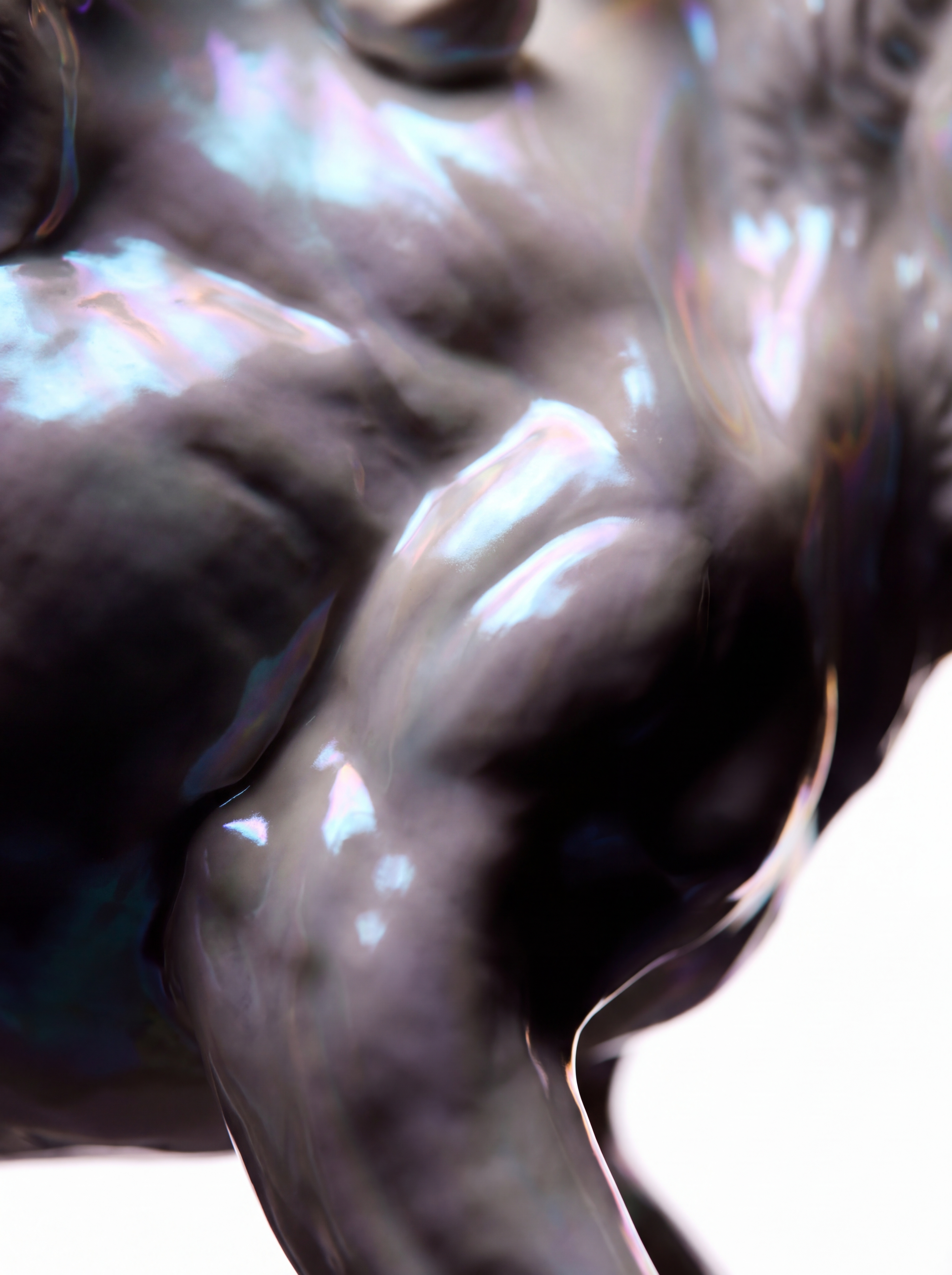 A 3D monster sculpture generated by AI