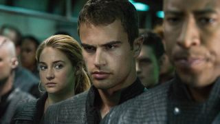 Theo James and Shailene Woodley in Divergent
