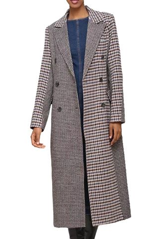 Mixed Print Coat