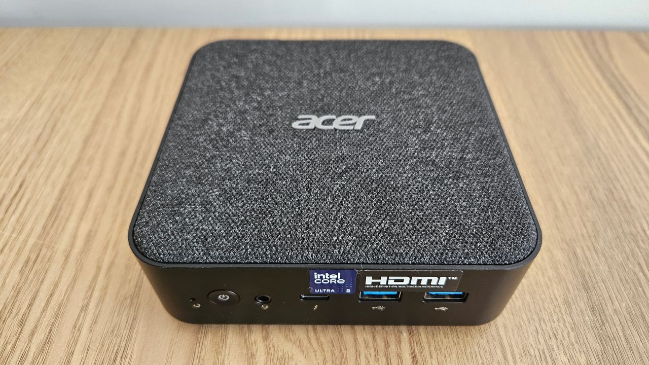 The Acer Revo RB-102 on a desk