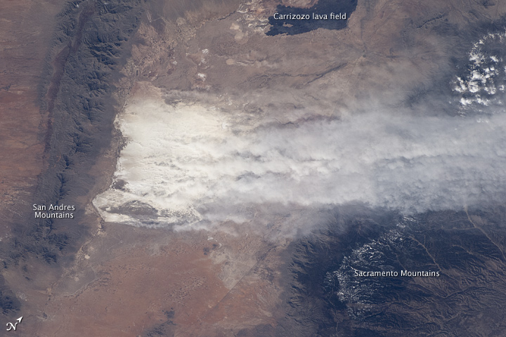 White Sands from Space