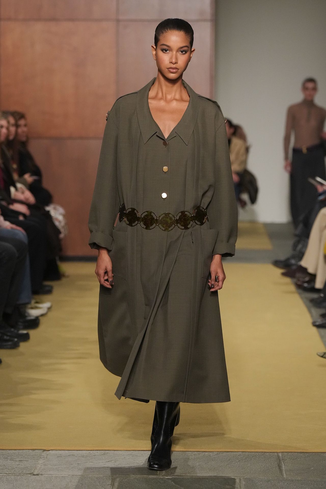 models on the Fall 2026 Tory Burch fashion show runway