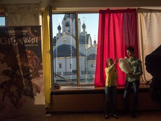 RUSSIA, Moscow, 2017/07-08. Circus in Dubrovka Theatre. Site of the 2002 Nord-Ost hostage crisis when Chechen militants took theatregoers hostage and at least 140 of the hostages were killed by gas used during the storming of the theatre