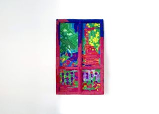 Colourful artwork by Jia Xi Li, part of Sarabande Summer Group Show