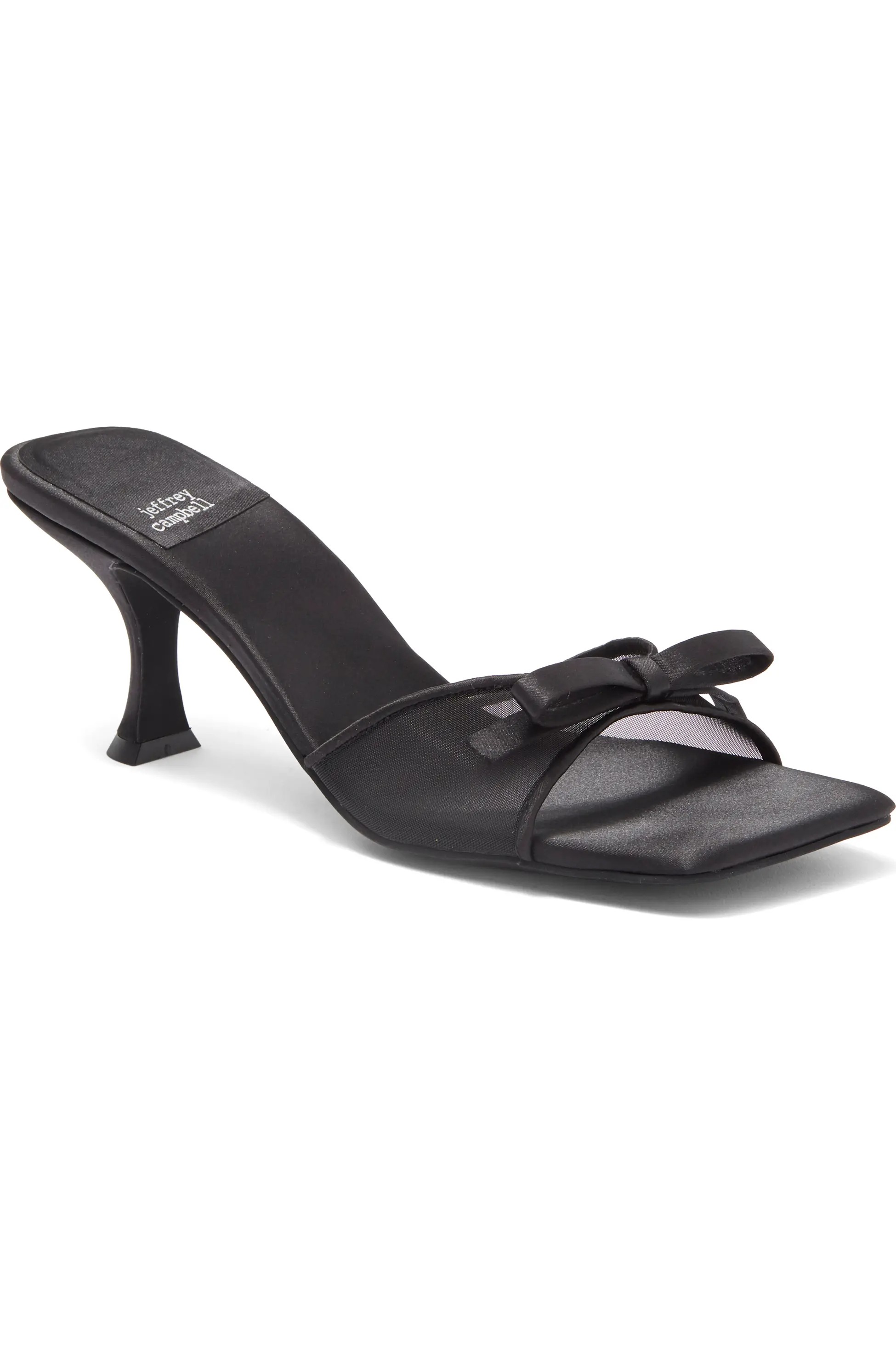 Jeffrey Campbell, Sweet on U Kitten Heel Slide Sandals
