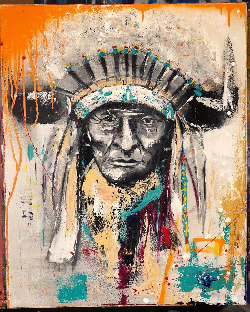 "Was a great week of rest and vibing with my art," TJ Eisenhart wrote on August 25. "Finished this piece yesterday."