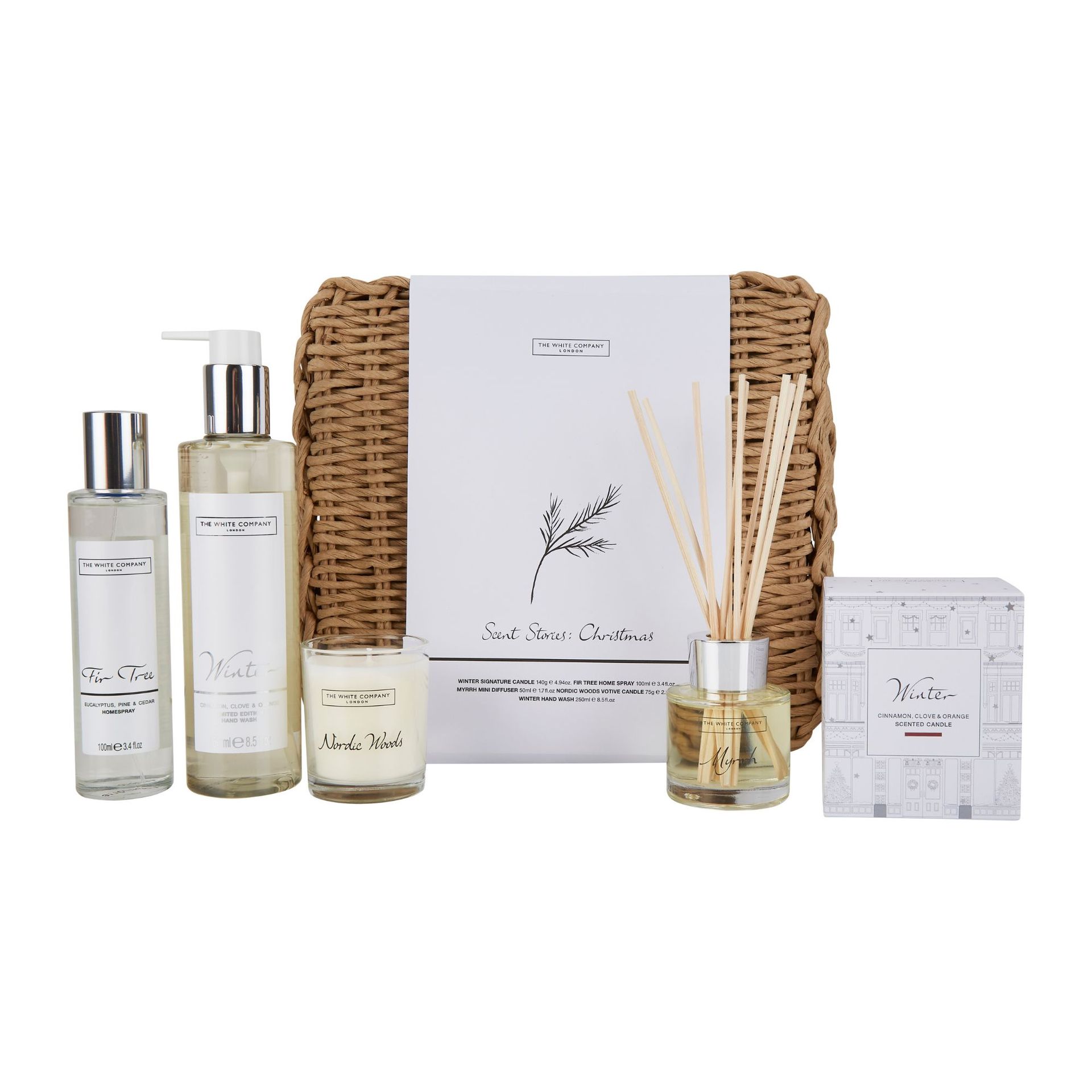 The White Company Christmas home fragrance hamper