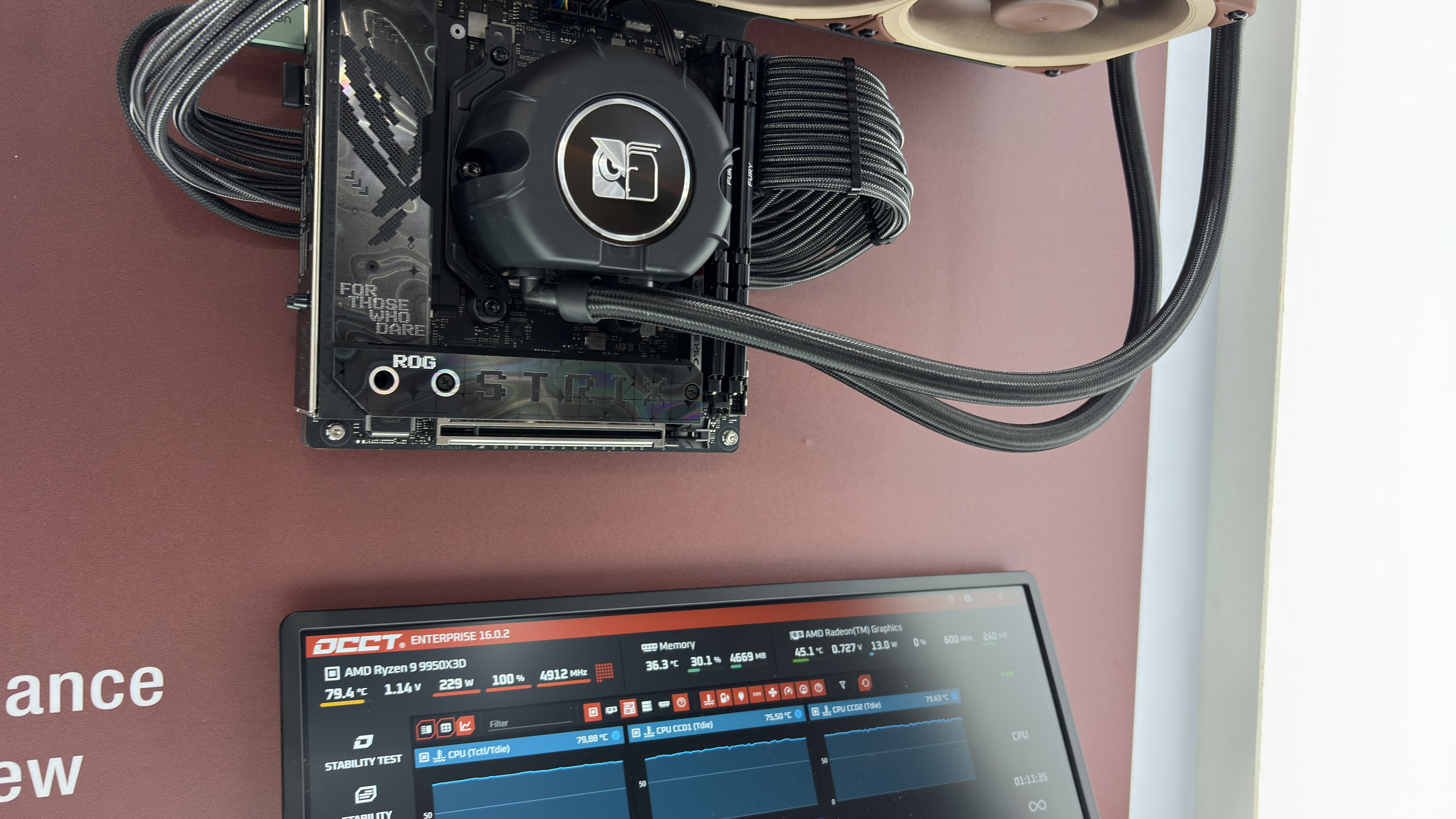Noctua Thermosiphon cooler on display at Computex 2026.