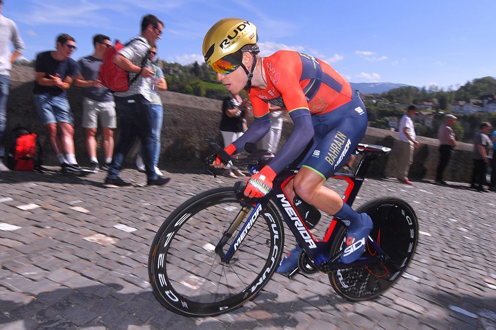 Hermann Pernsteiner of Austria and Team Bahrain-Merida