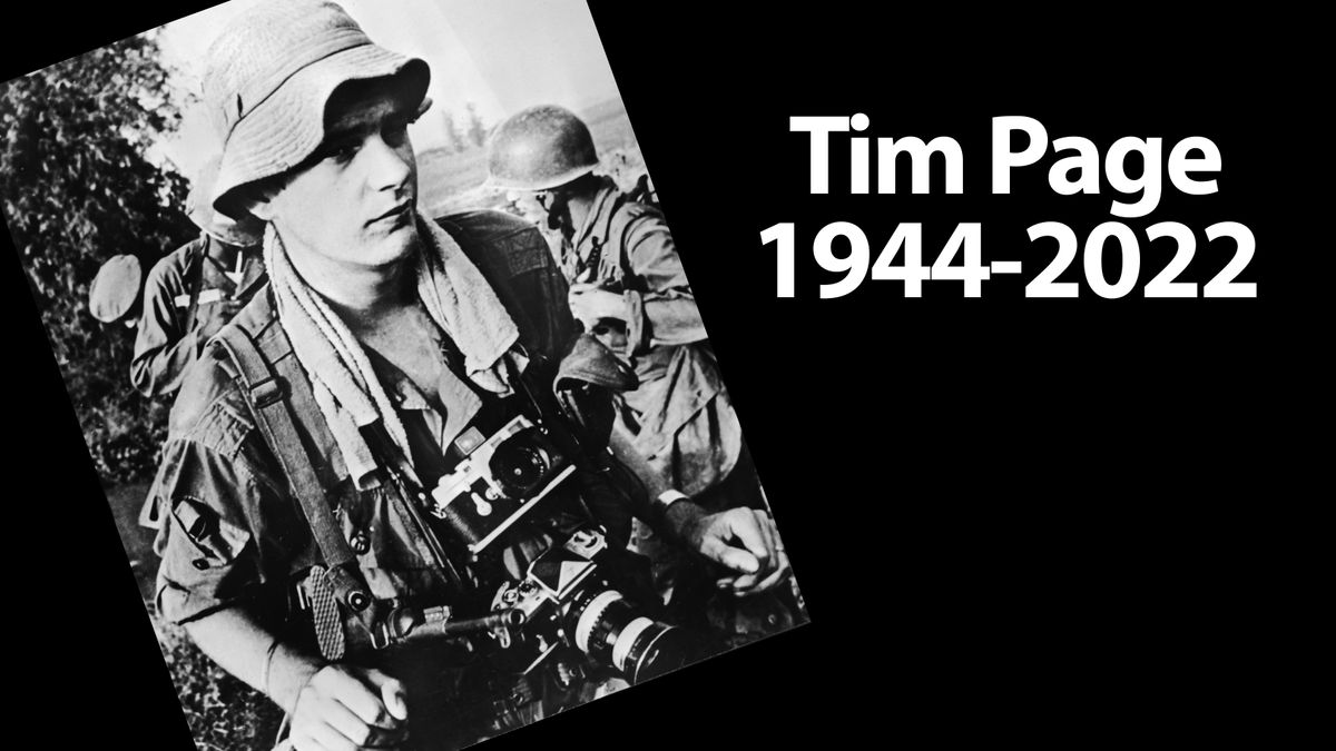 British photographer Tim Page at work during the Vietnam War, December 1966.