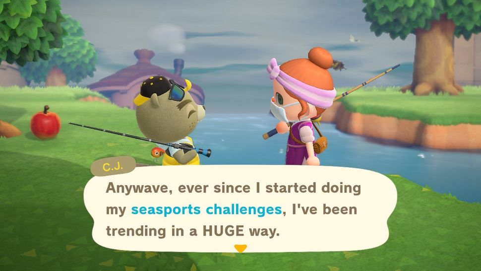 Animal Crossing New Horizons — C.J. fishing guide iMore