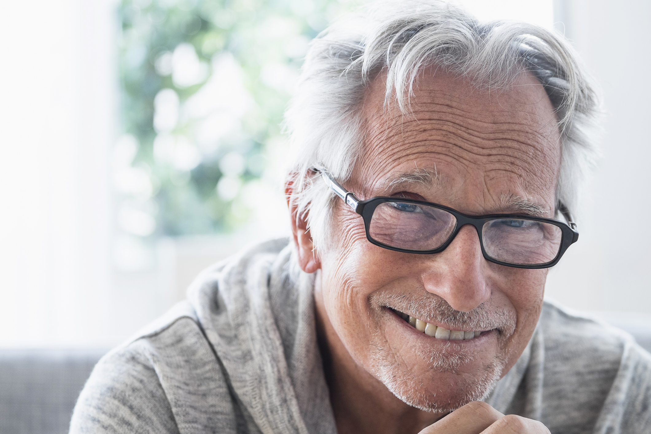 USA, New Jersey, Portrait of smiling senior man. He appears to be about 70.