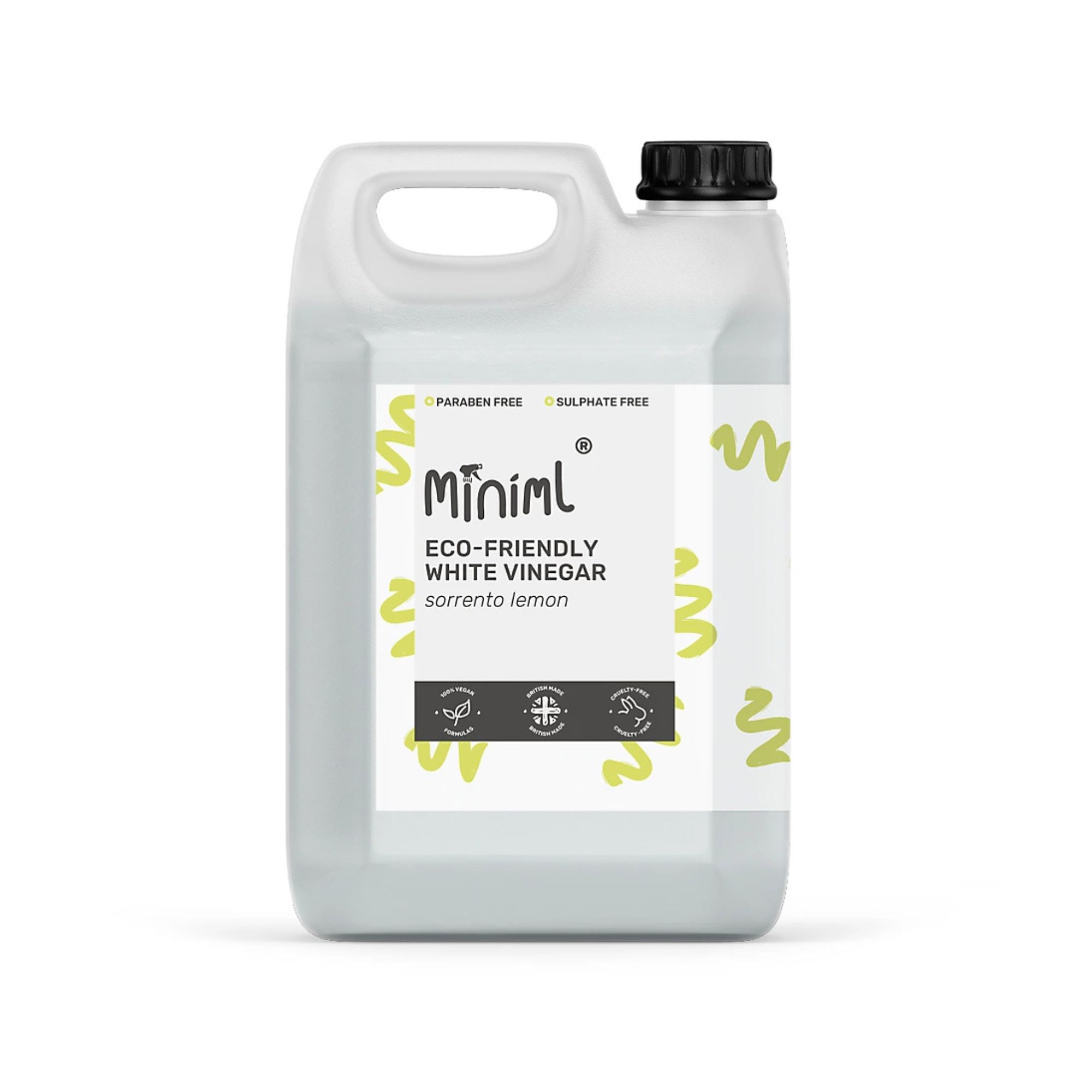 Miniml Cleaning White Vinegar Refill Sorrento Lemon 5L