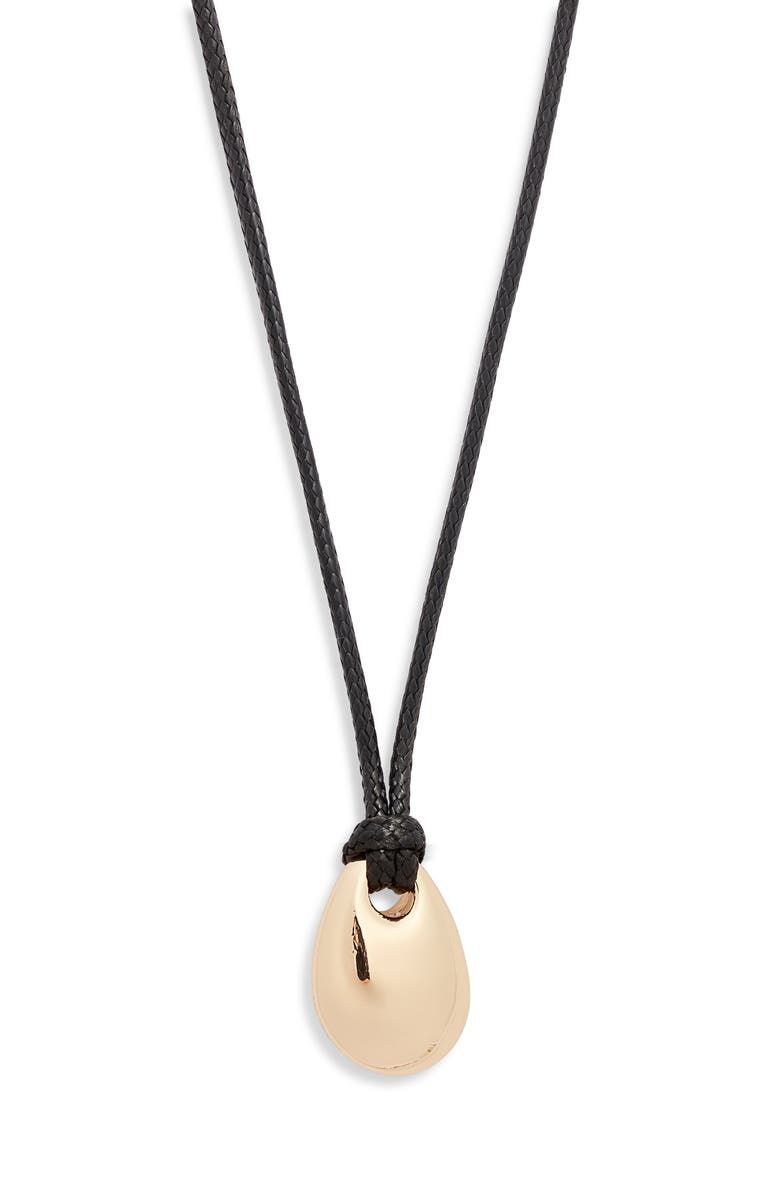 Molten Orb Pendant Necklace