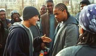 Eminem on the streets in 8 Mile