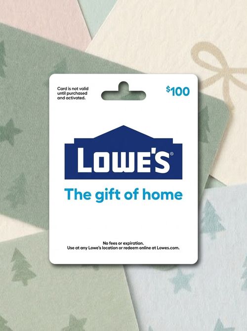 Lowe's $100 Gift Card