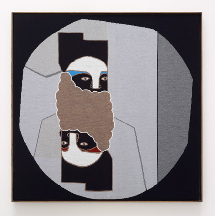 ’Lazlo’, made from wool and a wooden tray frame