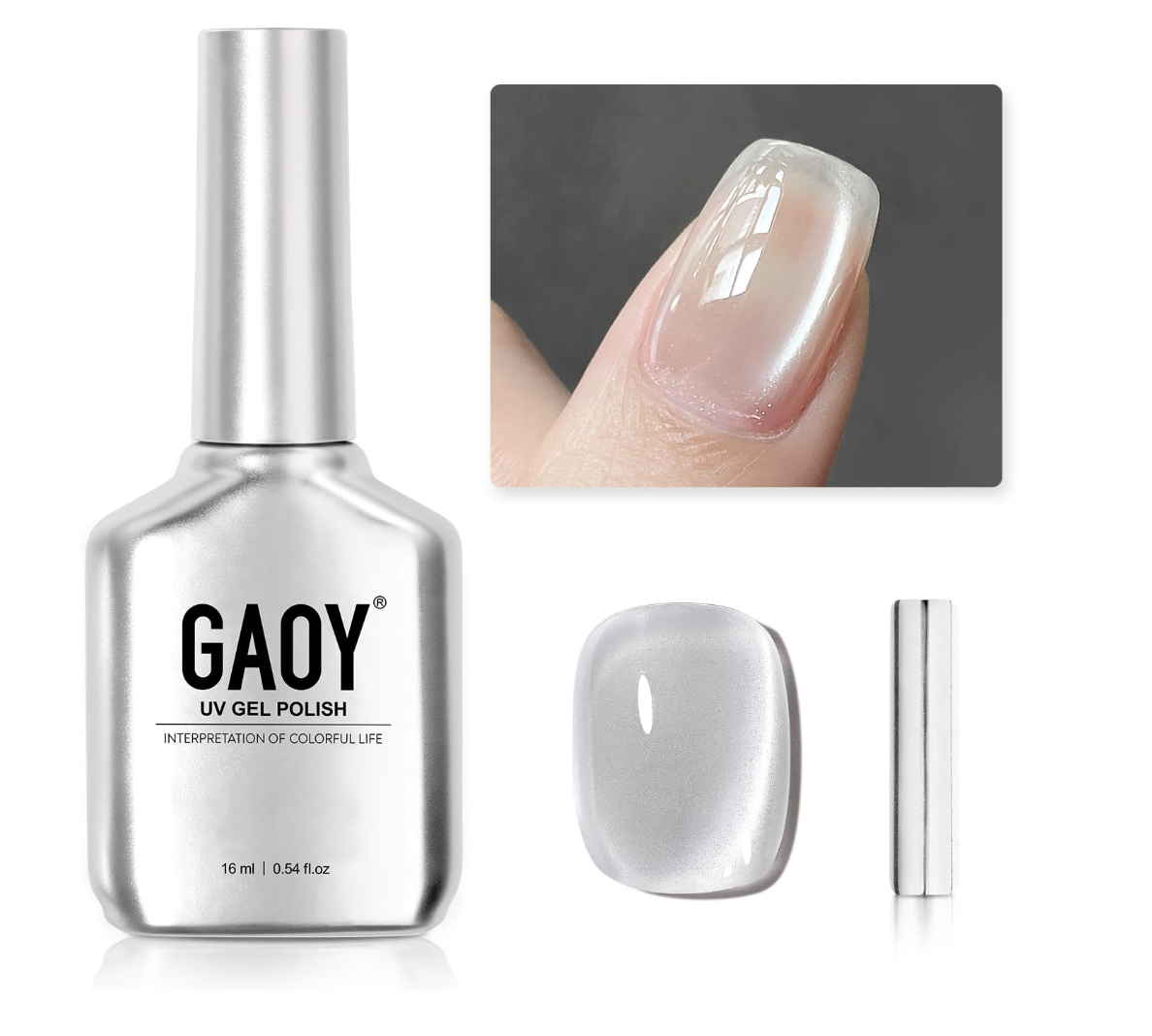 GAOY UV Gel Polish Chrome in Best Nail Looks of the week