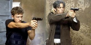 Ryan Phillippe and Benicio del Toro in The Way of the Gun