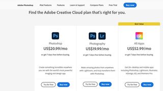 Download Photoshop - Adobe's Creative Cloud pricing plans for Photoshop