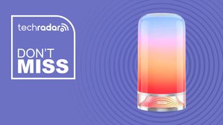 The Govee Table Lamp 2 is picture lit up in sunset colours next to white text which reads "don't miss".