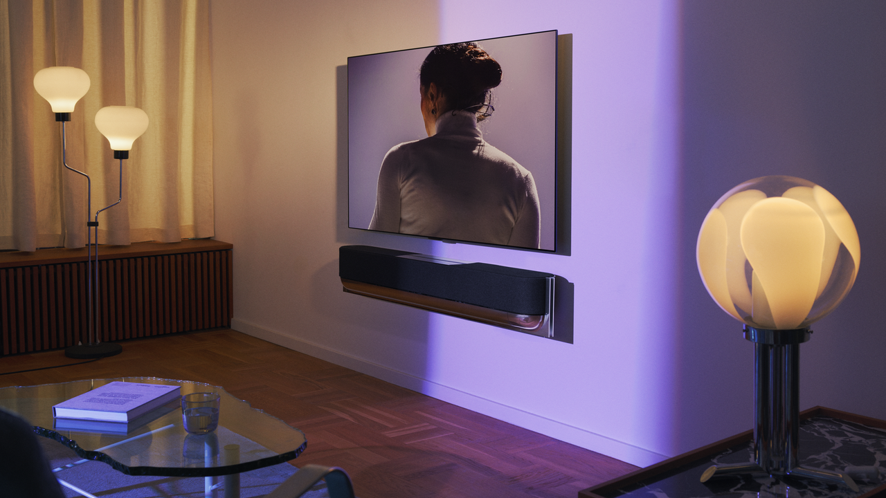 Bang &amp; Olufsen Beosound Theatre soundbar lifestyle image