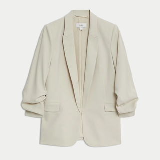 M&S Ruched Sleeve Blazer