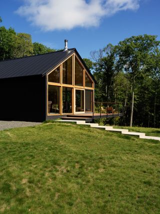 modern back-painted barn