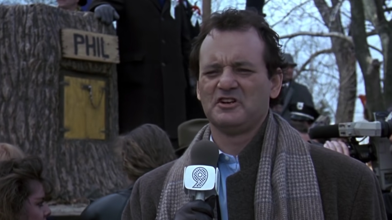 Bill Murray in Groundhog Day