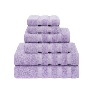 Charlton Home Darcelle bath towel set in purple
