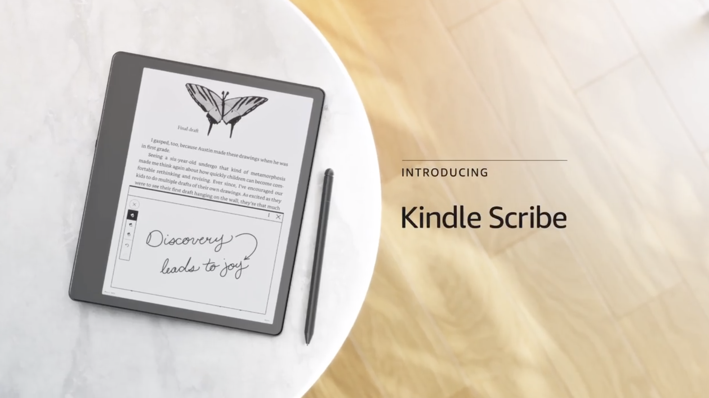 Kindle Scribe at Amazon Event