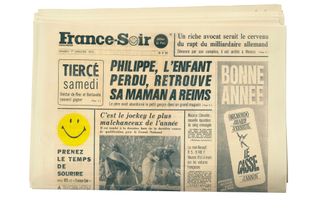 France Soir newspaper from 1972