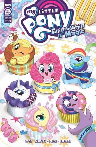 My Little Pony: Friendship Is Magic 10th Anniversary Edition cover by Amy Mebberson