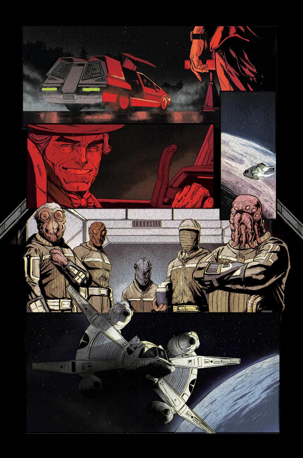 a page from a sci-fi comic book
