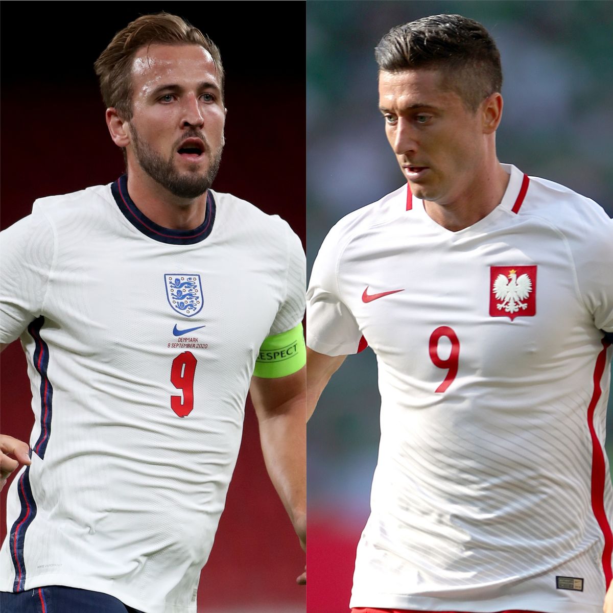 Harry Kane and Robert Lewandowski