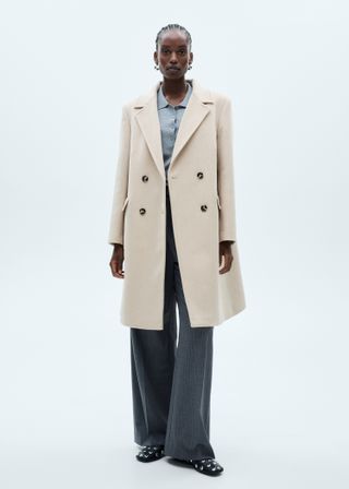 Double-Breasted Wool Coat