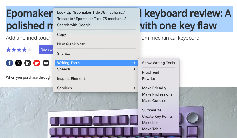 I tried Apple Intelligence on my Mac — it could change the way you use ...